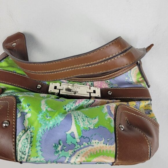 Chaps Pastel Paisley Print Shoulder Bag‎ - Picture 13 of 15